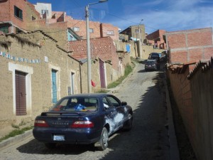 Frantic drive back to La Paz on 25/2