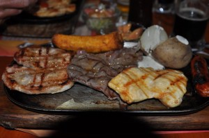 An enormous mixed grill