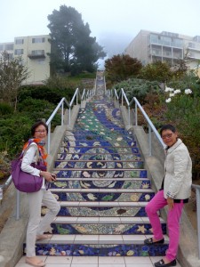 A mosaic staircase, Sunset District