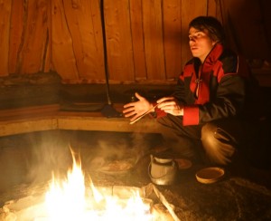 Henry, our young Sami host