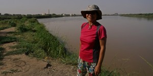 Standing at the confluence of White Nile and Blue Nile